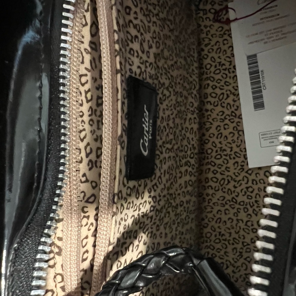 CARTIER PANTHERE LEATHER HANDBAG PURSE AUTHENTIC - Picture 8 of 12